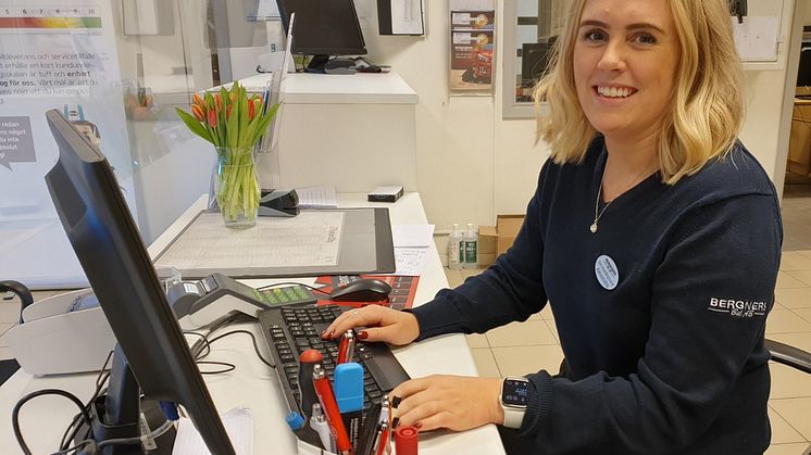 Alexandra bokade över 30 servicar på lördagen.