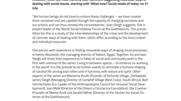 MR 2020 07 31 Web Seminar Living in between spaces