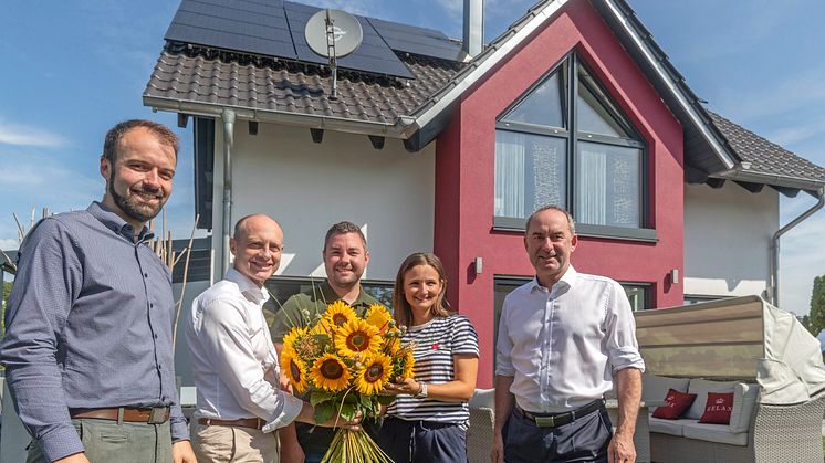 Einweihung der 400 000. Photovoltaik-Anlage