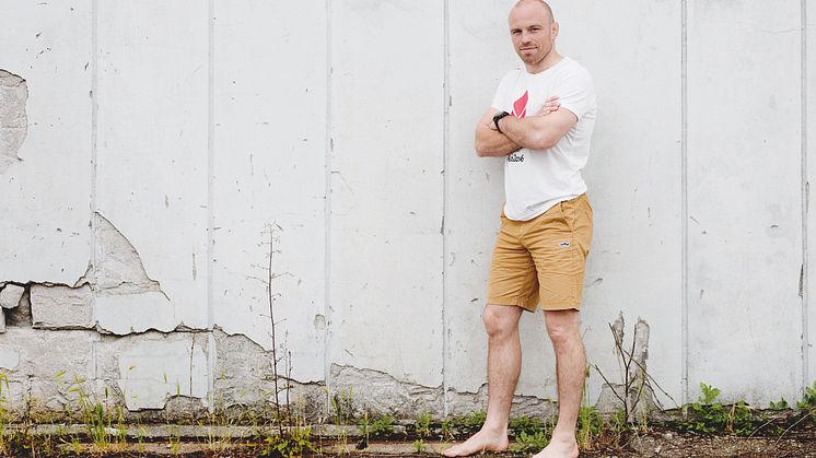 Mark O. Madsens liv handler om brydning og ikke mindst om, hvordan han kan bliver bedre. (Foto: Sarah Bender/Danske Fodterapeuter)
