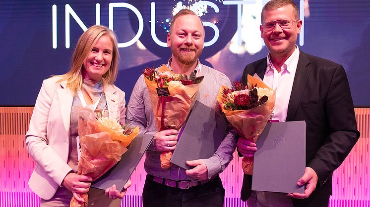 Anna Stiwne, Åkerströms Björbo AB, Torbjörn Svensson, Minalyze, Henrik Arnesson, Preformance. Foto: Stefan Hollertz