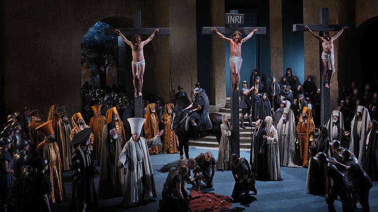 Passion Play Oberammergau: Jesus på korset 