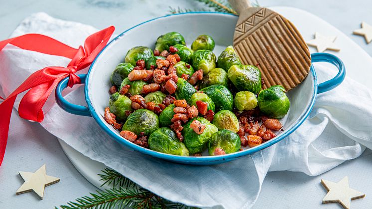 Rosenkål med bacon