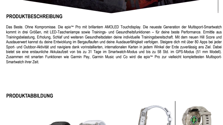 Datenblatt_Garmin_CH_epix Pro Gen2_Fachhandel