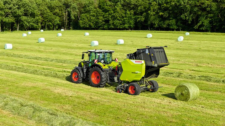 New variable round balers with optimized baling pressure control