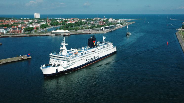 Luciaoptog på Scandlines-færgen