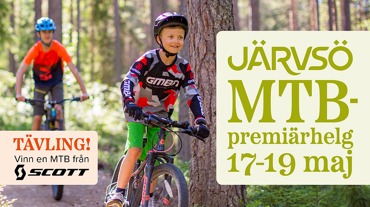Ny spännande helg för den aktiva familjen tar form med MTB-Premiärhelgen 17-19 maj.