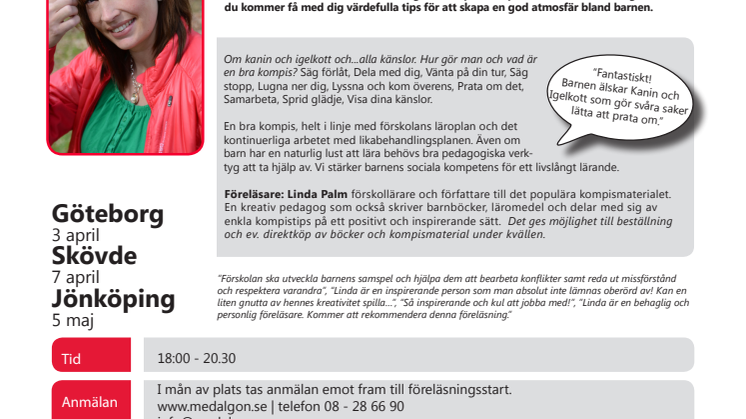 En kompis med Linda Palm - våren 2014