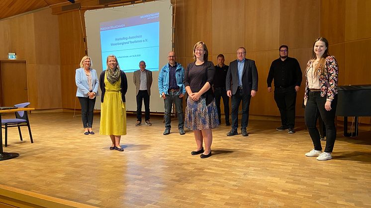 Mitglieder des Marketing-Ausschusses mit der neuen Vorsitzenden Marlies Bahrenberg