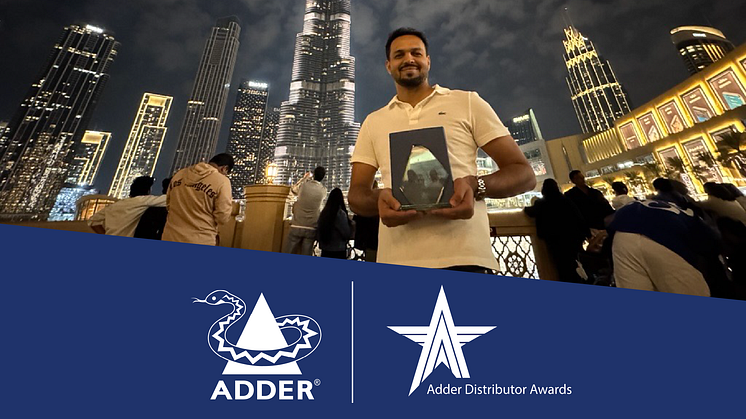 KVM Al Arabia Recognized as Rising Star | Adder Distributor Awards