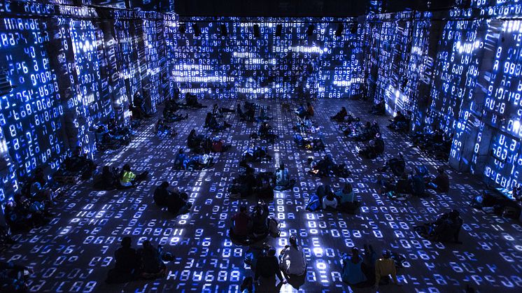 Immersive Lichtshow beim Bright Festival Connect - Foto: Kunstkraftwerk/Luca Migliore