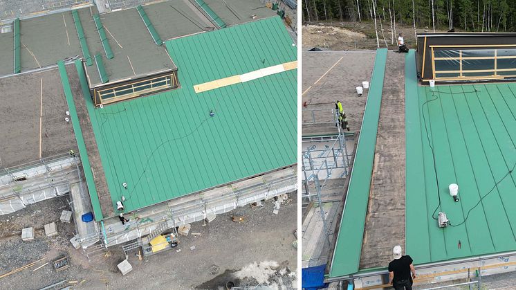 Vecka 4_BevegoNytt_Plannja Djurgårdsgrönt_CFs plåtslageri_bild 3
