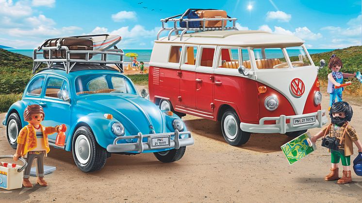 Die neuen Volkswagen Modelle „Bulli“ und Käfer von PLAYMOBIL