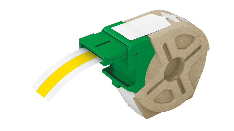 Leitz Icon gul plastetikett