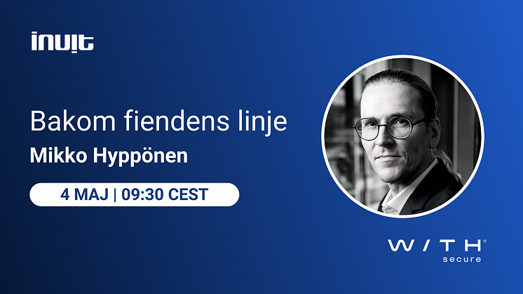 Se Mikko Hyppönen live om de cyberkrig som pågår