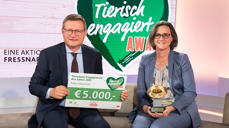 Burgenländische Tierschützer mit Goldenen Fressnapf 2021 ausgezeichnet