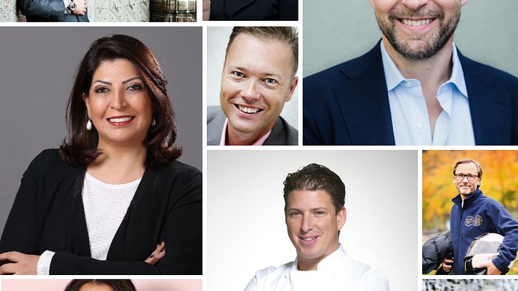 Niclas Carlsson Founders Alliance, Johan Waller Centigo, Shori Zand Avesina Group, Ayad Al Saffar KIN Group/Ur & Penn, Patricia Olby Kimondo People Productions, Sofi Franzen Eventyr, Pontus Frithiof Pontus Group, Casten von Otter Brain Accounting