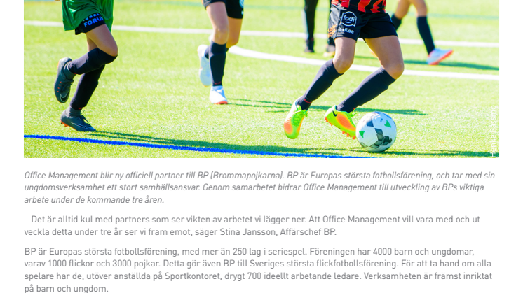 Office Management ny Officiell Partner till BP