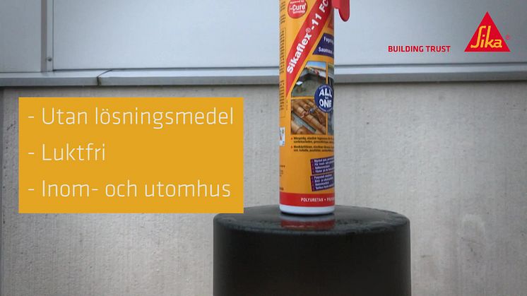 Hemmafixarens bästa vän - Sikaflex-11 FC+ i trycktub  