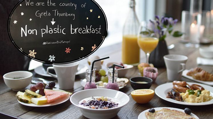 Plastfritt på hotellet Radisson Blu Metropol i Helsingborg
