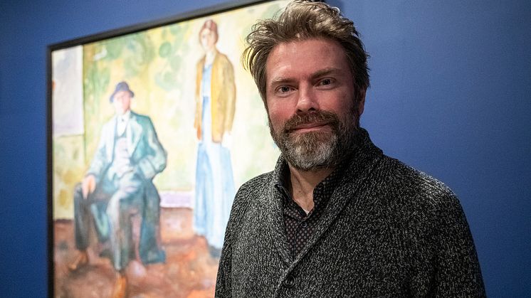 Foto fra åpningen av Munchs mesener og samlere, venner og hjelpere