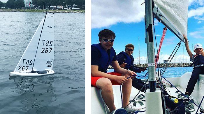 Radiostyrd modellbåt eller prova-på riktig segling