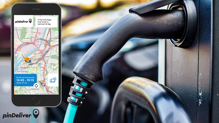 pinDeliver lanserar funktion för eldrivna fordon som underlättar för hållbara leveranser inom e-handeln