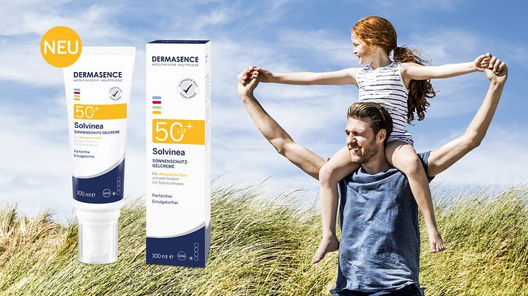 Neues Jahr - neuer UV-Schutz: Die DERMASENCE Solvinea Sonnenschutz-Gelcreme LSF 50+ für allergische Haut