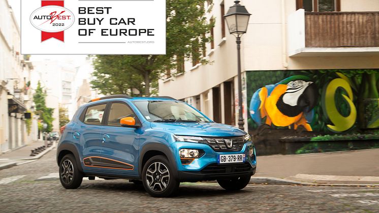 Dacia Spring vinder Auto Best Award