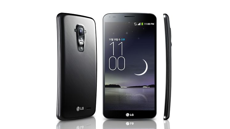 LG G FLEX – VERDENS FØRSTE BUEDE SMARTTELEFON MED SELVREPPARERENDE BAKDEKSEL