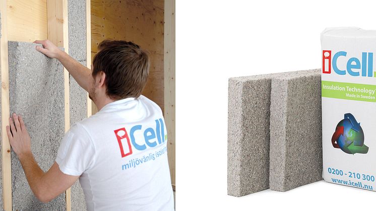 Isolering från iCell - tillverkaren av miljövänlig cellulosaisolering