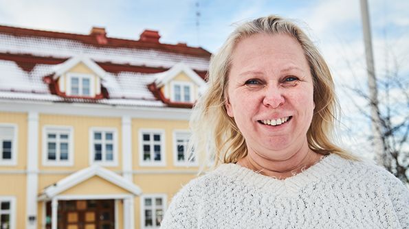 Mimmi Andersson från Grans Naturbruksgymnasium samordnar den internationella Europeakonferensen på Pite Havsbad i mars. Foto: Maria Fäldt