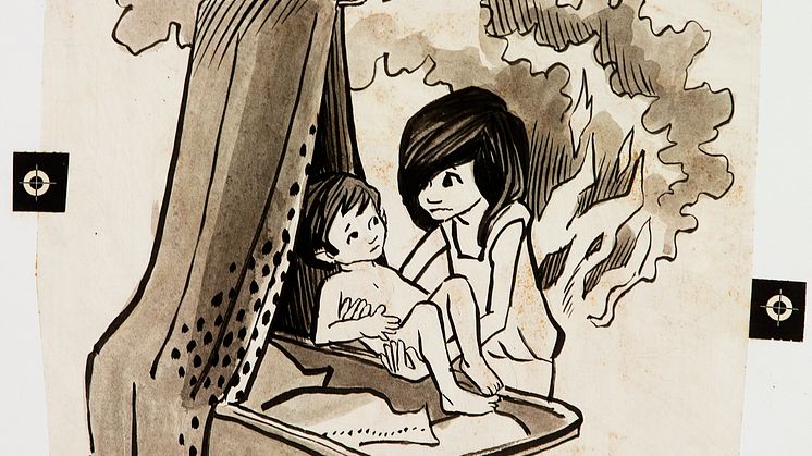 Björn Hedlund, illustration, Katitzi, 1969
