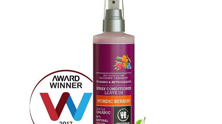 Voittajatuote Nordic Berries Spray Hoitaine