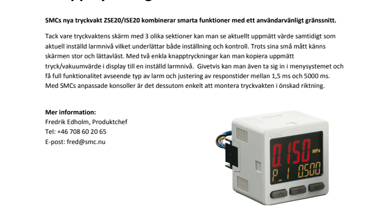 Ställ din larmpunkt med några enkla knapptryckningar 