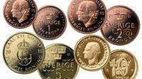 Enkronan blir en kopparpeng och femkronan blir guldfärgad!