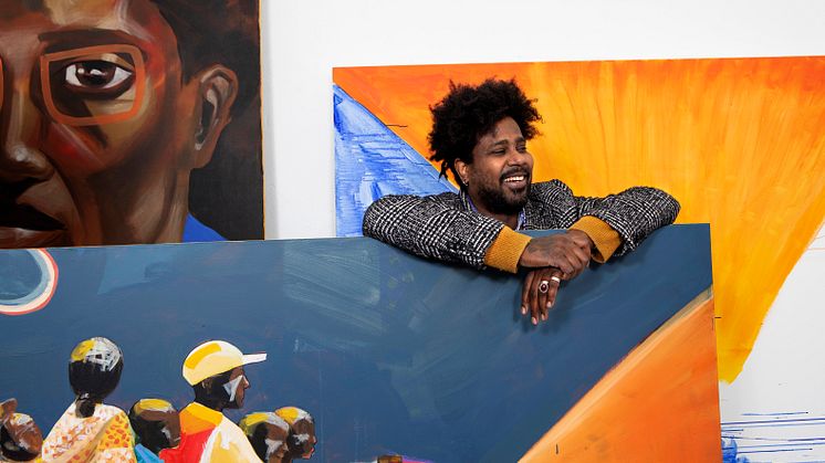 Kunstneren Fadlabi  med slående malerier i ny utstilling: Munchmuseet i bevegelse – Kunsthall Oslo 