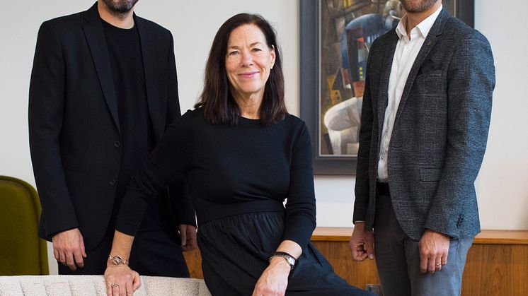 Jonatan Jahn, Eva Seeman och Henrik Åberg.