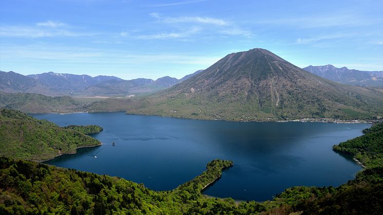 Lake Chuzenji and Mt. Nantai