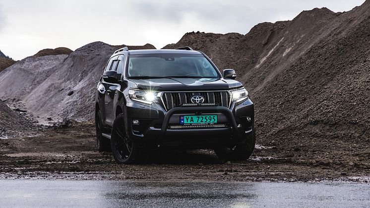 Varebiltoppen: Toyota Land Cruiser er på fjerdeplass. Foto: Nordvik AS.
