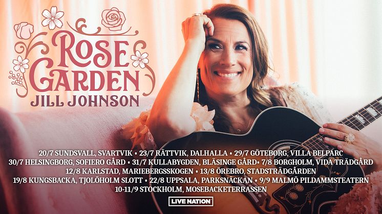 TURNÉ. Jill Johnson åker ut på sommarturné