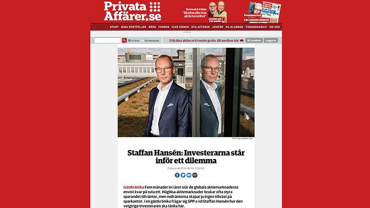 "Investerarna står inför ett dilemma"