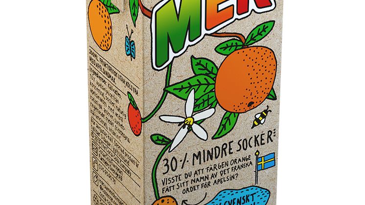 MER sugrör Apelsin