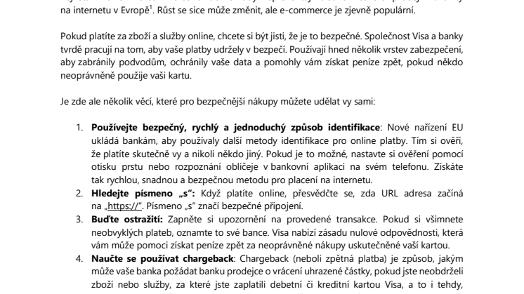 Marcel Gajdoš: Sedm rad pro bezpečné online nakupování s Visa