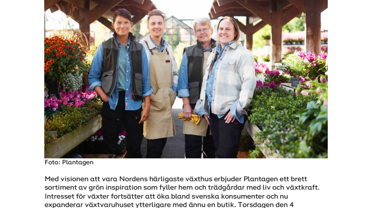 PRESSMEDDELANDE - Plantagen expanderar och öppnar ny butik i Sköndal.pdf