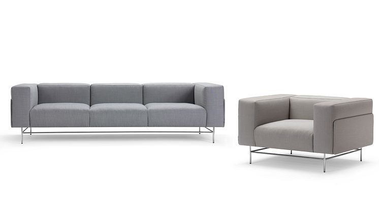 Avignon sofa and easy chair designed by Christophe Pillet