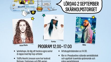 Premiär för stor läslustturné i Skärholmen 