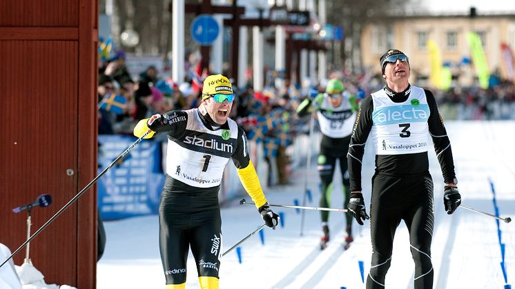Jörgen Brink och Jenny Hansson vann Vasaloppet 2011