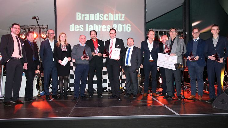 Die Gewinner des "Brandschutz des Jahres 2016"