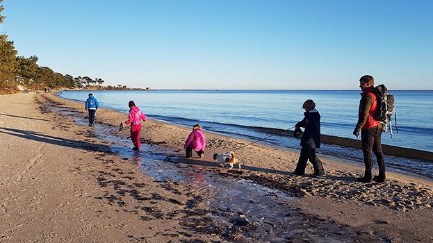 Strandpromenad vid Revhaken, Åhus. Foto Jenny Hall